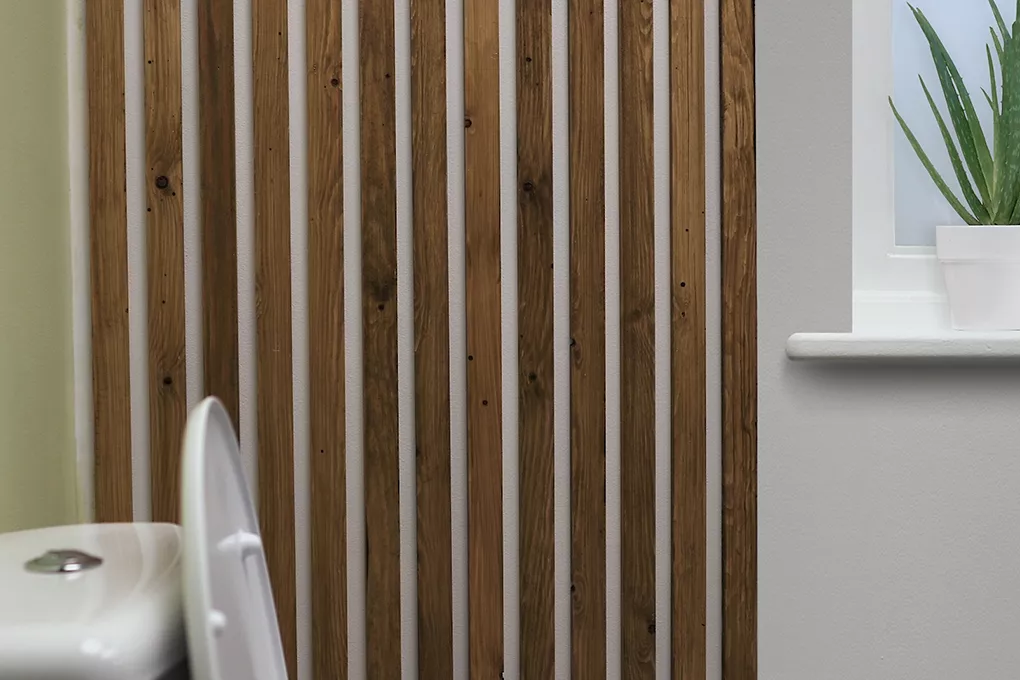 Slatted Style wall panelling in Cork